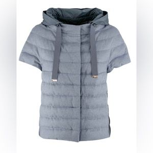 Herno cashmere silk blend puffer vest